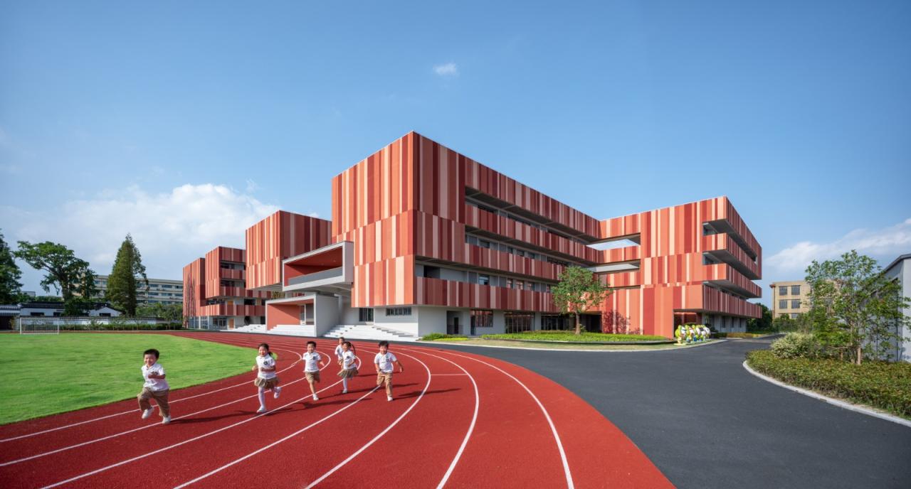 BIM建筑|奉贤区教育学院附属实验小学奉浦小学校区 / 无样建筑工作室