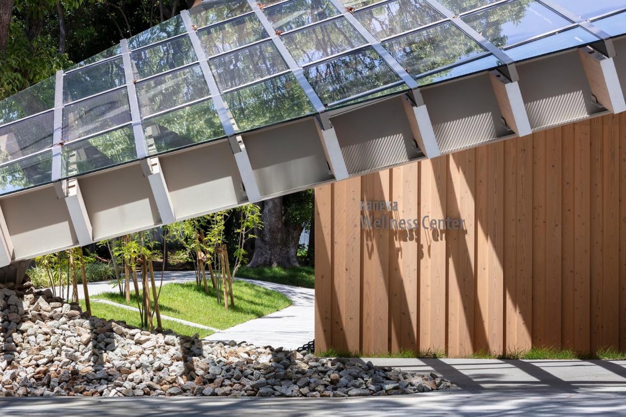 BIM建筑|KANEKA 健康中心 / 隈研吾建筑都市设计事务所+大成建设