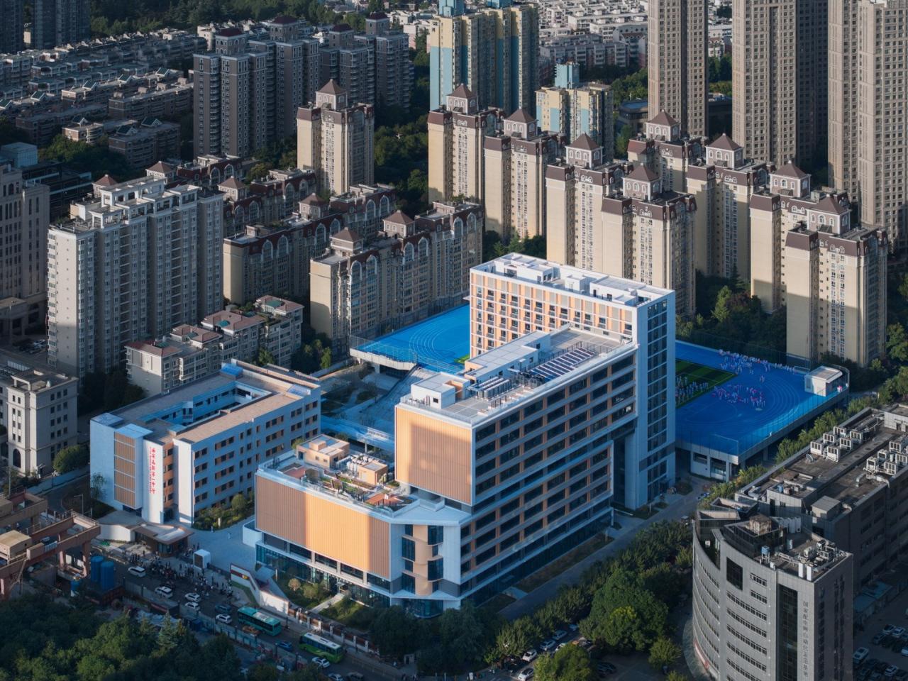 BIM建筑|西安高新第一中学（高中部）改扩建 / 中国建筑西北设计研究院 屈培青工作室