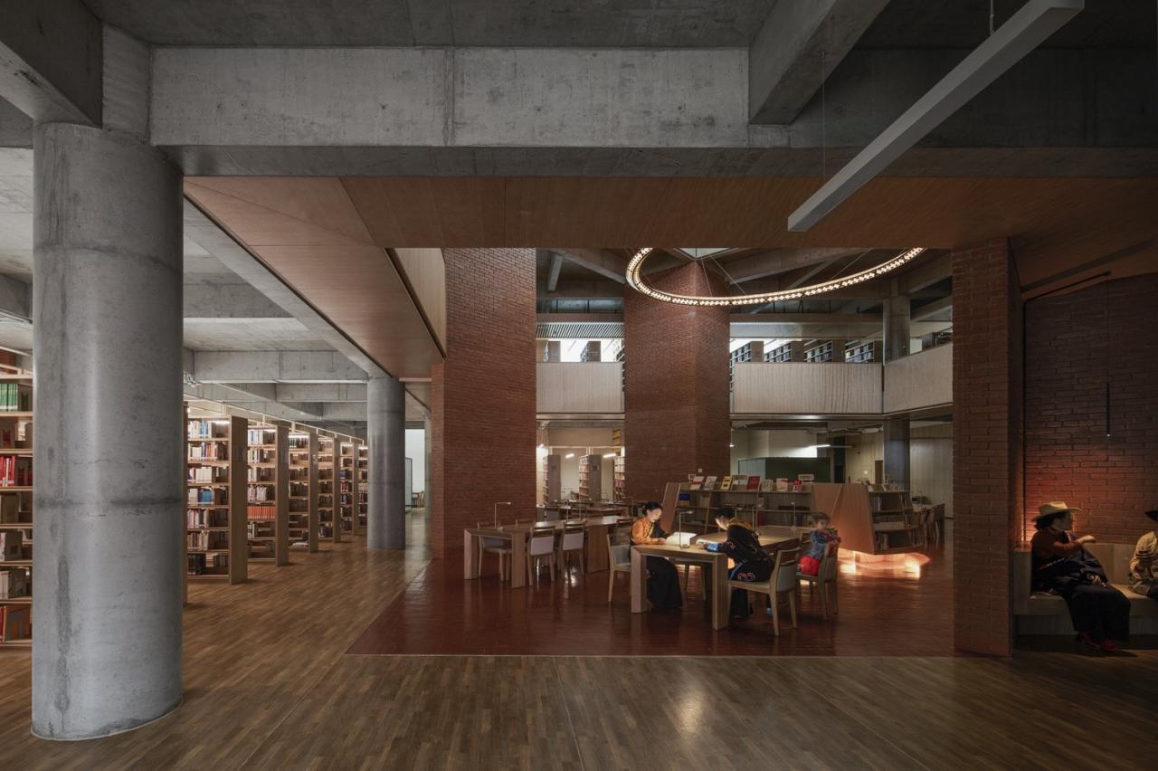 BIM建筑|德巴图书馆 / 荣朝晖工作室