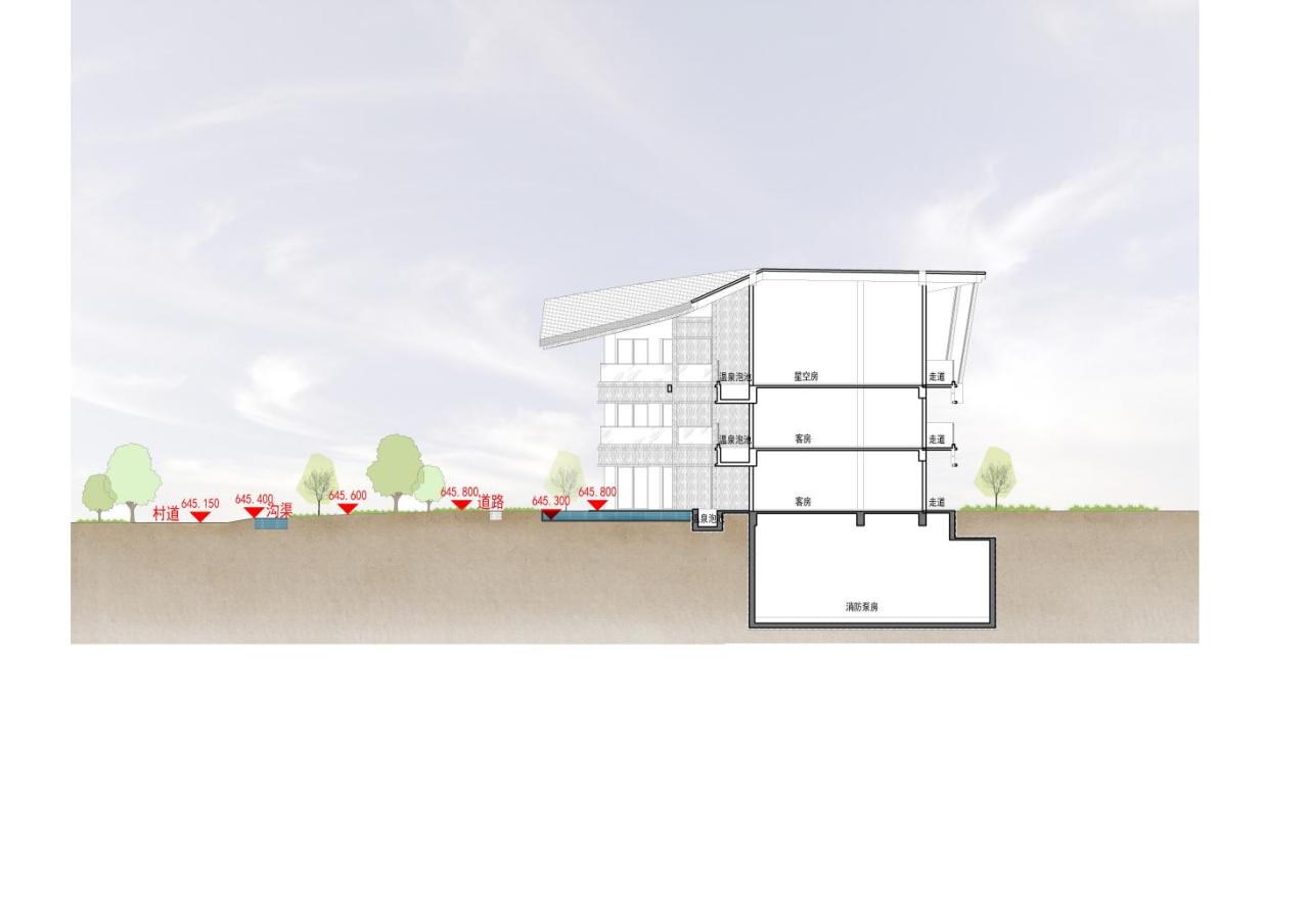 BIM建筑|川西建筑与道教文化的融合/“青城•朴舍亲子度假酒店”荣获2023金熊猫天府创意设计奖
