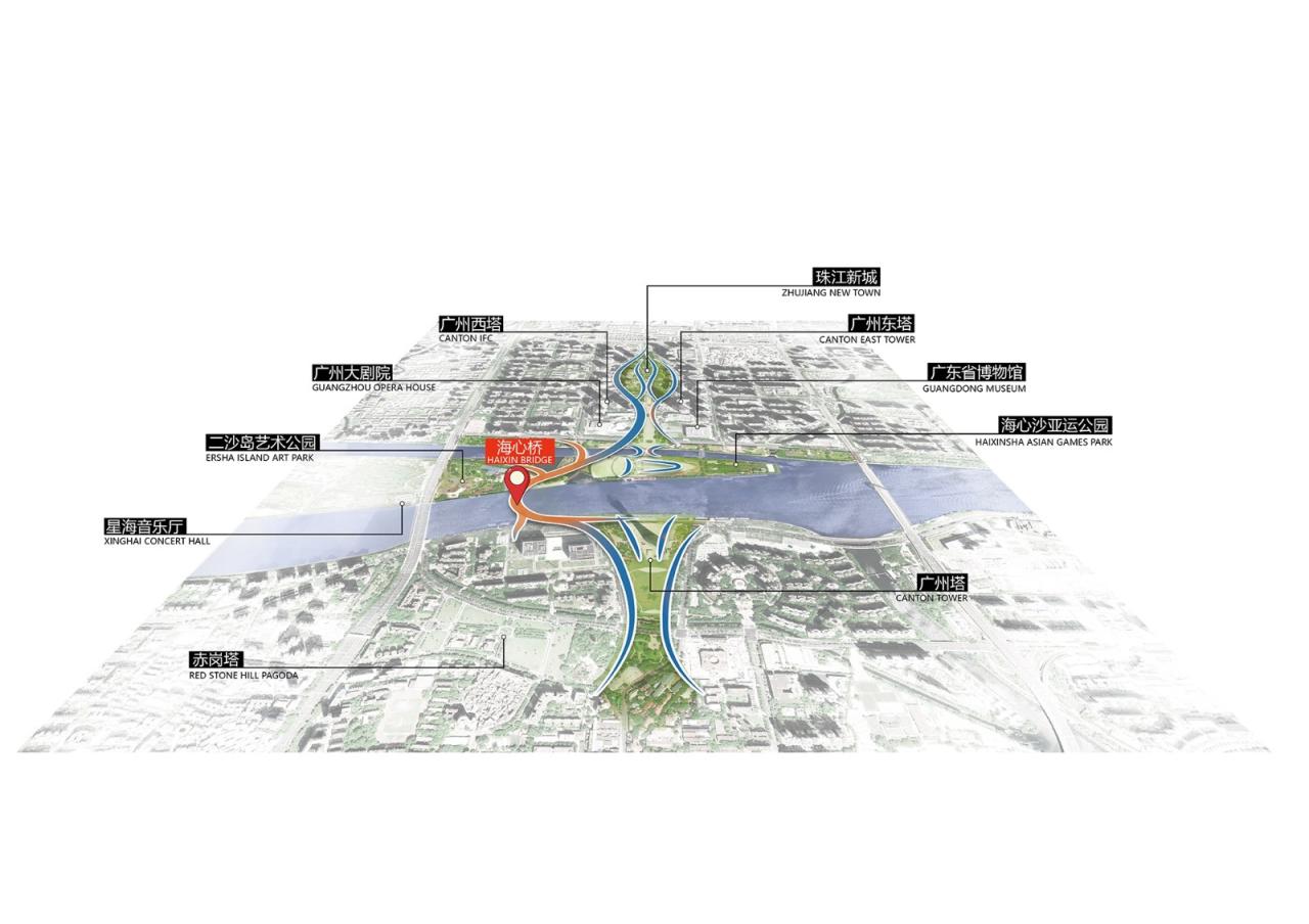 BIM建筑|广州海心桥 / 华南理工大学建筑设计研究院有限公司