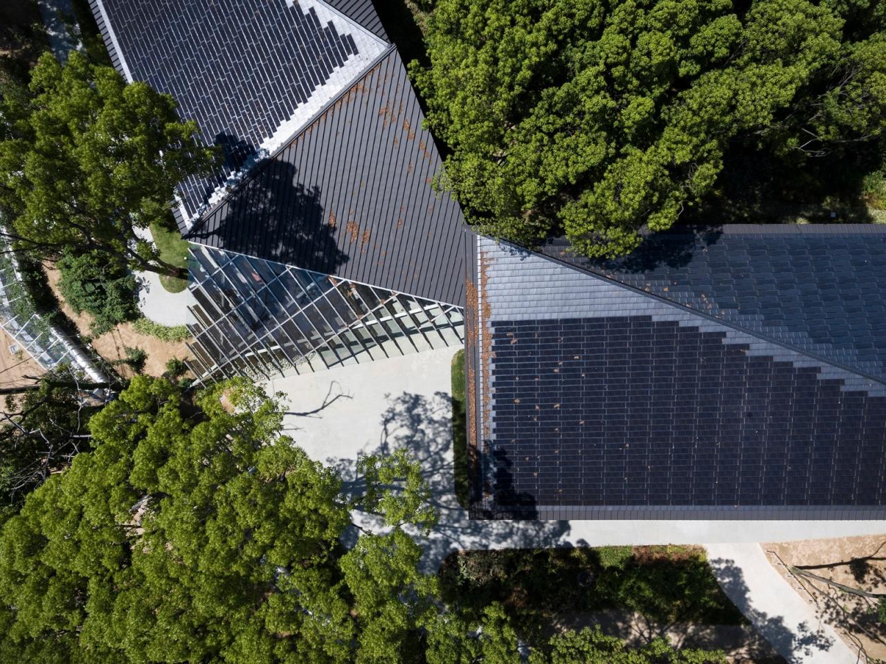 BIM建筑|KANEKA 健康中心 / 隈研吾建筑都市设计事务所+大成建设