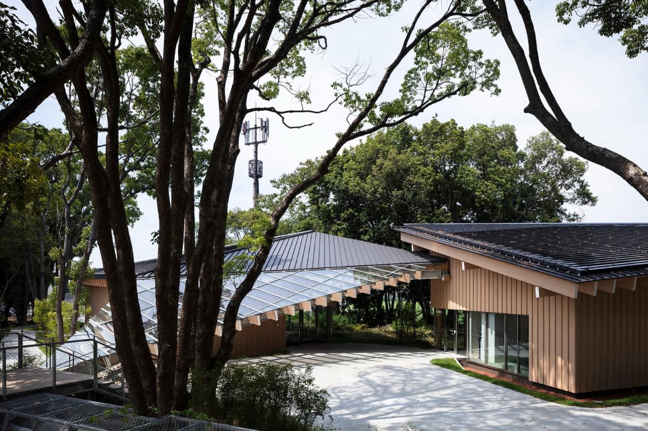 BIM建筑|KANEKA 健康中心 / 隈研吾建筑都市设计事务所+大成建设