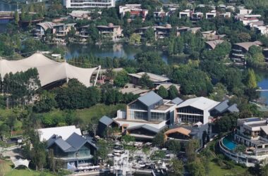 BIM建筑|成都天府麓湖美食岛二期 / 四周建筑-BIM建筑网