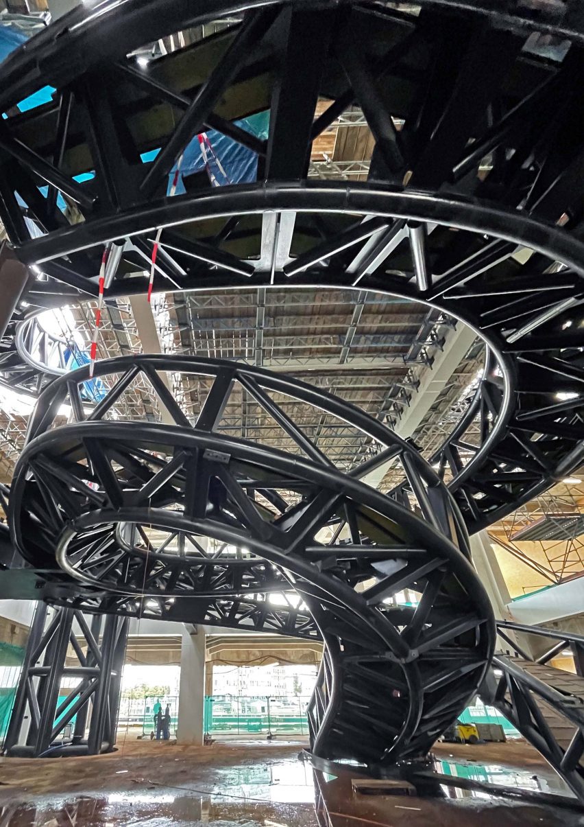 BIM建筑|MAD公布“丹水斯”和鹿特丹螺旋楼梯