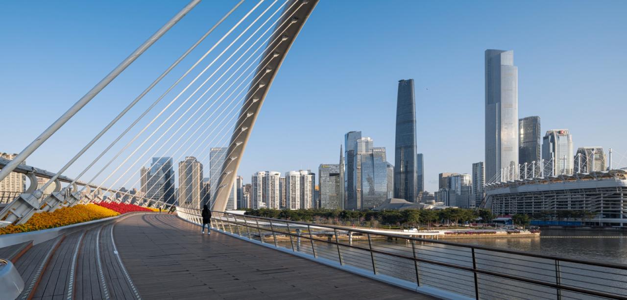 BIM建筑|广州海心桥 / 华南理工大学建筑设计研究院有限公司