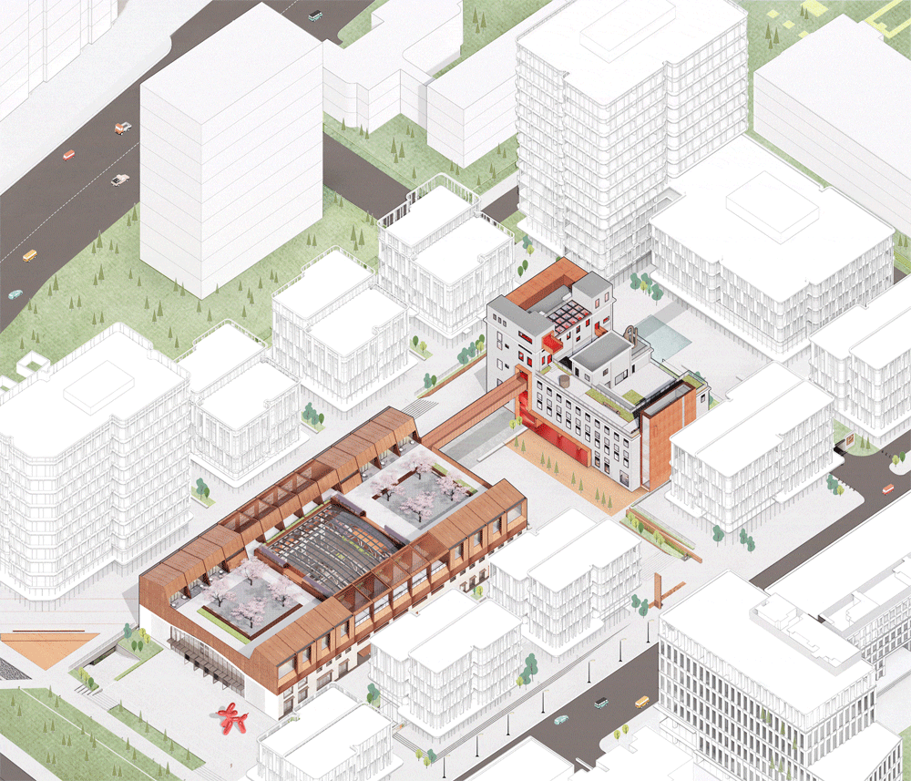 BIM建筑|金缮城市，生机街区：杭州LOFT49产业遗存更新 / 朱培栋-line+建筑事务所