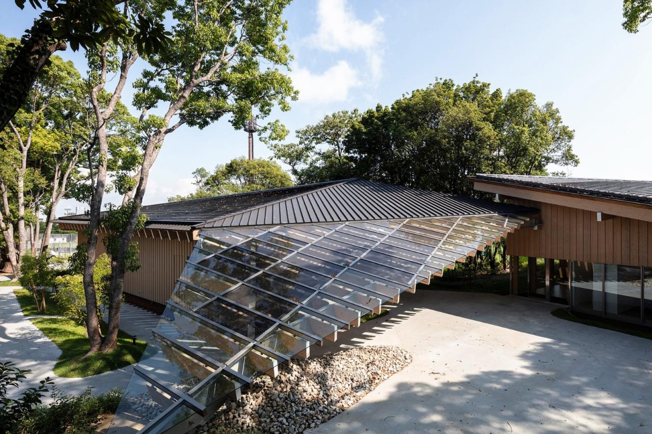 BIM建筑|KANEKA 健康中心 / 隈研吾建筑都市设计事务所+大成建设