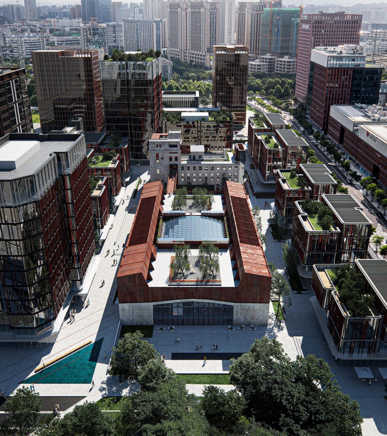 BIM建筑|金缮城市，生机街区：杭州LOFT49产业遗存更新 / 朱培栋-line+建筑事务所