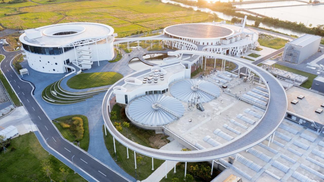 BIM建筑|宜兴城市污水资源概念厂 / 清华院 素朴工作室