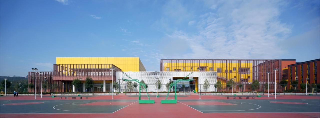 BIM建筑|神木中学项目 / 中科院建筑设计研究院有限公司