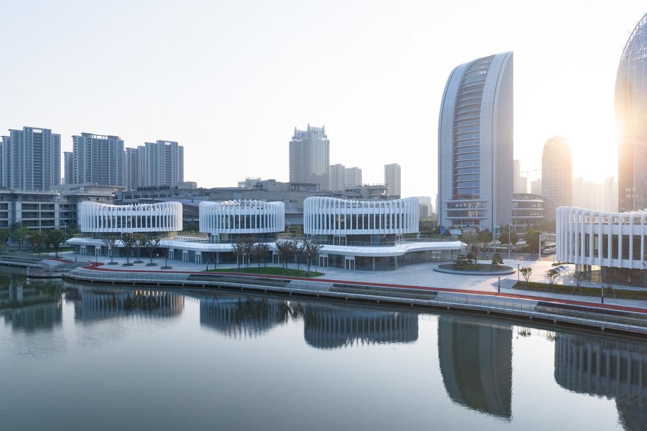 BIM建筑|兰花阁：九流渡滨河艺术街区 / UUA建筑师事务所