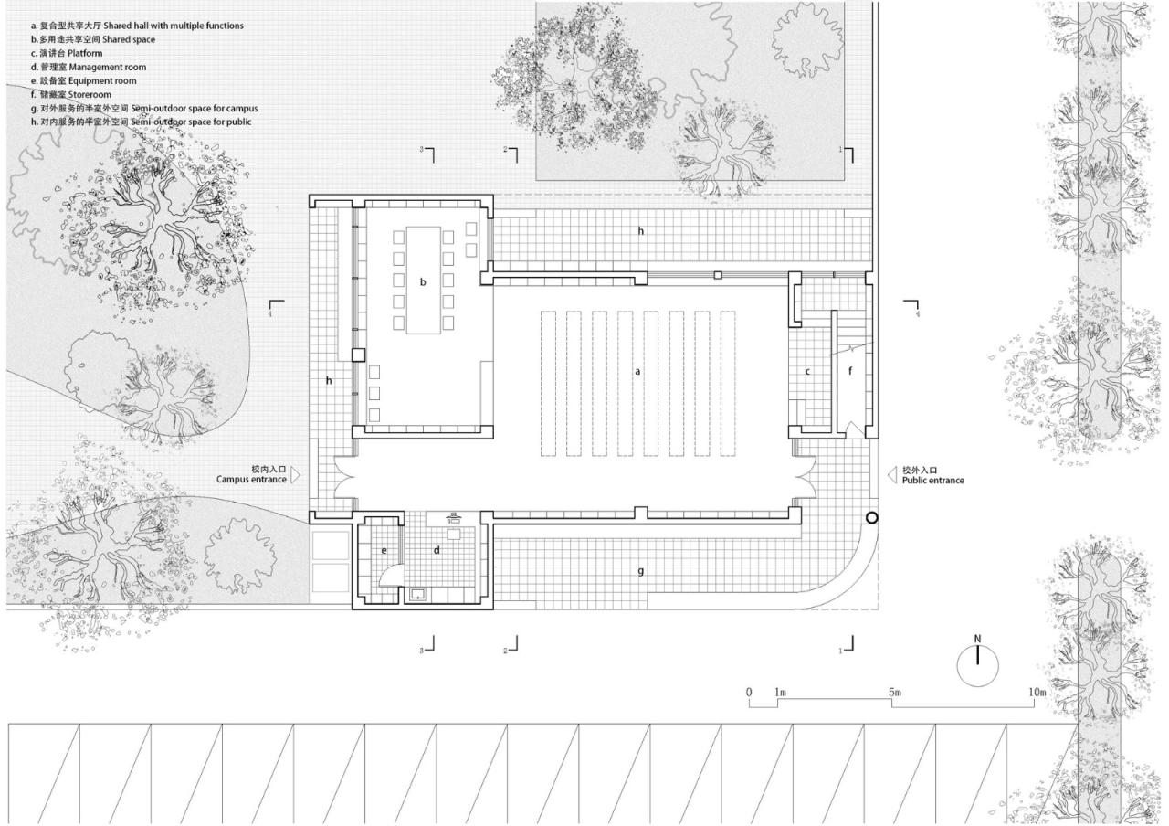 BIM建筑|陕西希望工程校园图书馆2.0 / 垣建筑