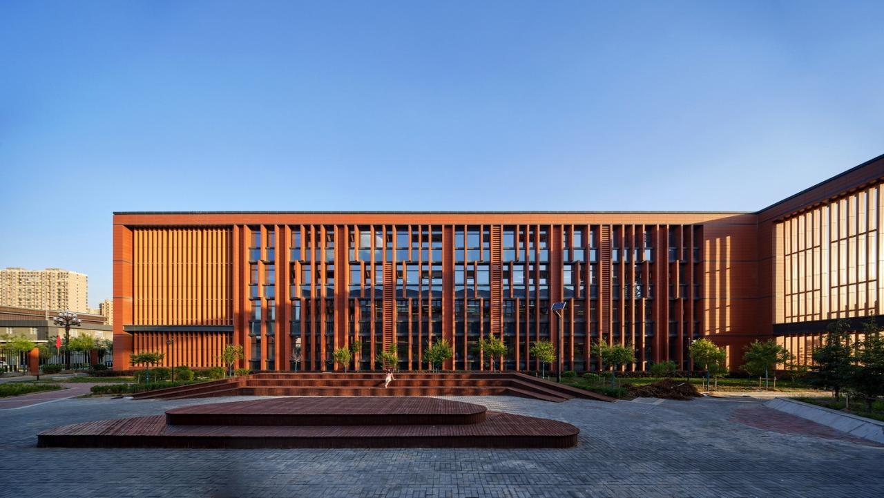 BIM建筑|神木中学项目 / 中科院建筑设计研究院有限公司