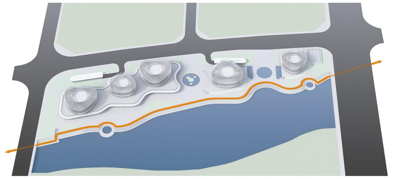 BIM建筑|兰花阁：九流渡滨河艺术街区 / UUA建筑师事务所