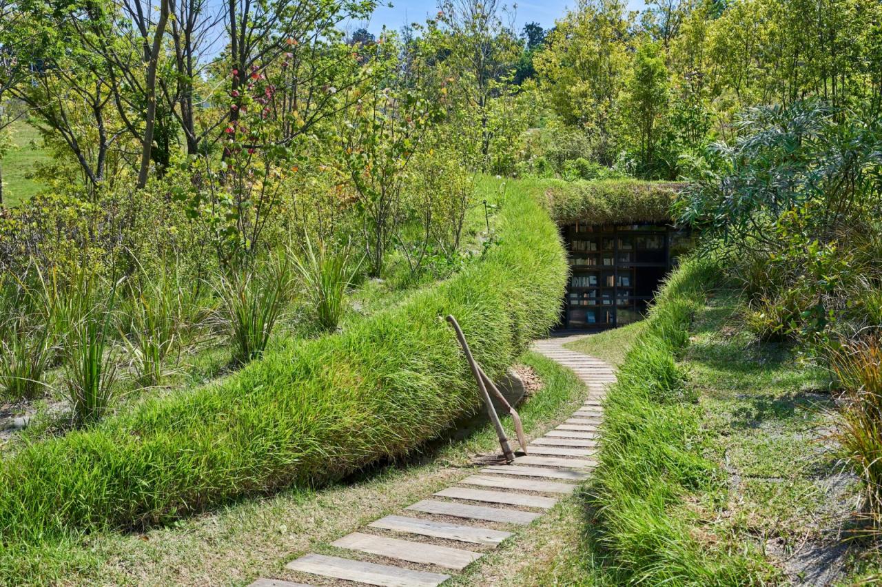 BIM建筑|晴天耕田雨天看书，农民的地球图书馆 / 中村拓志建筑事务所 & NAP