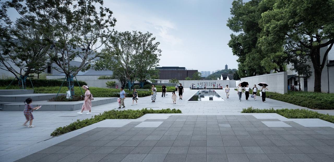 BIM建筑|蔡元培广场及孑民图书馆 / 浙江大学建筑设计研究院