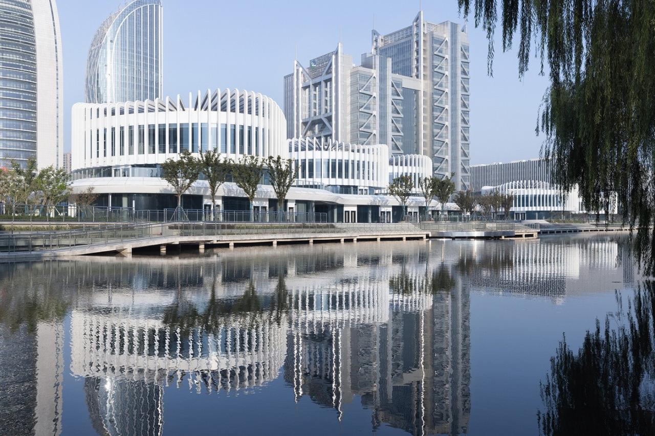 BIM建筑|兰花阁：九流渡滨河艺术街区 / UUA建筑师事务所