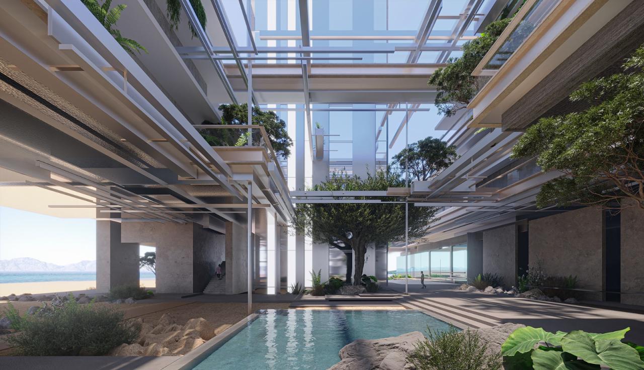 BIM建筑|未来豪华海滨度假胜地 —— Epicon / 10 Design
