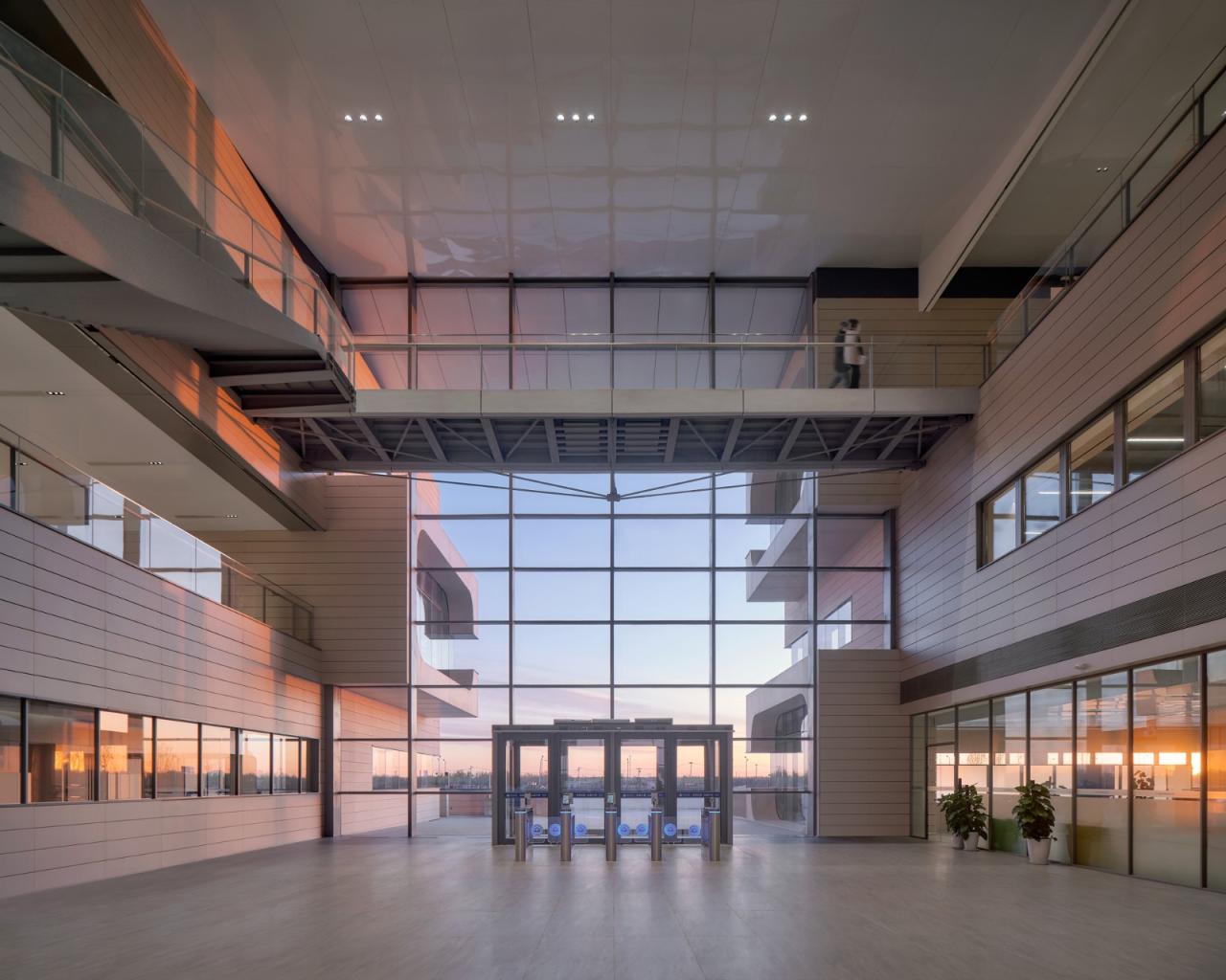 BIM建筑|中国民航大学宁河校区图书馆 / 同济原作工作室