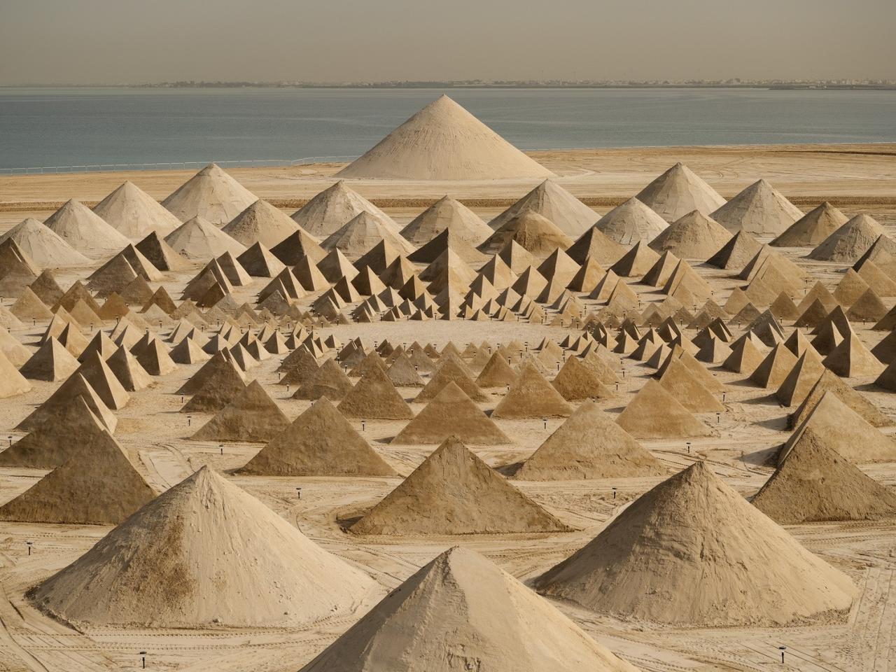 BIM建筑|沉浸式陆地艺术作品 ：“自我相似” / Jim Denevan