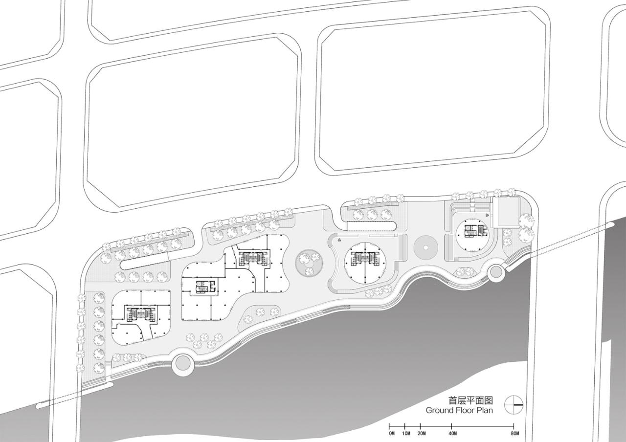BIM建筑|兰花阁：九流渡滨河艺术街区 / UUA建筑师事务所