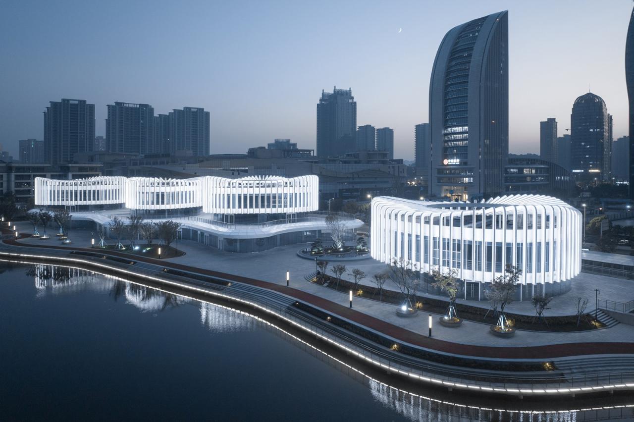BIM建筑|兰花阁：九流渡滨河艺术街区 / UUA建筑师事务所