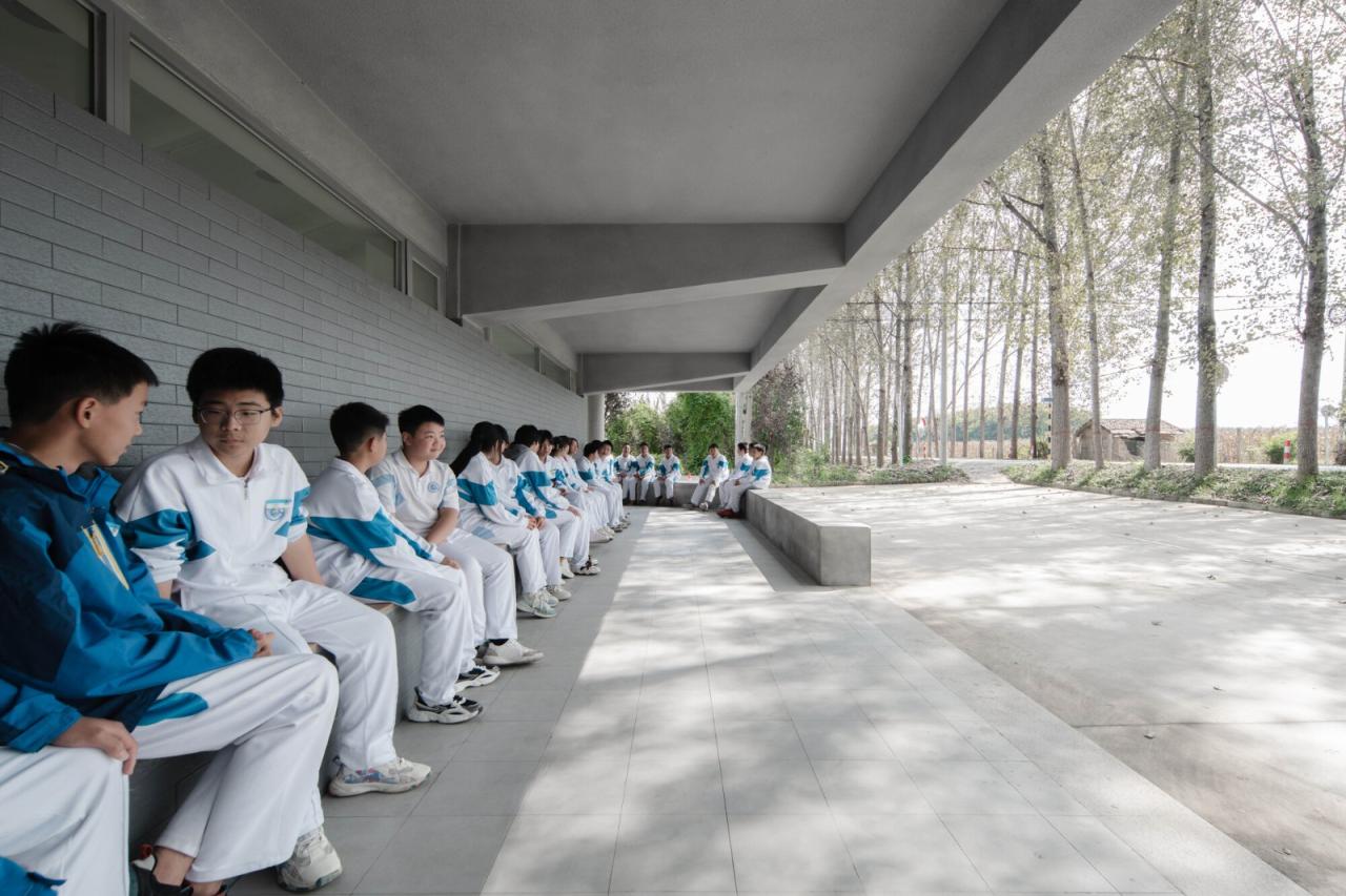 BIM建筑|陕西希望工程校园图书馆2.0 / 垣建筑