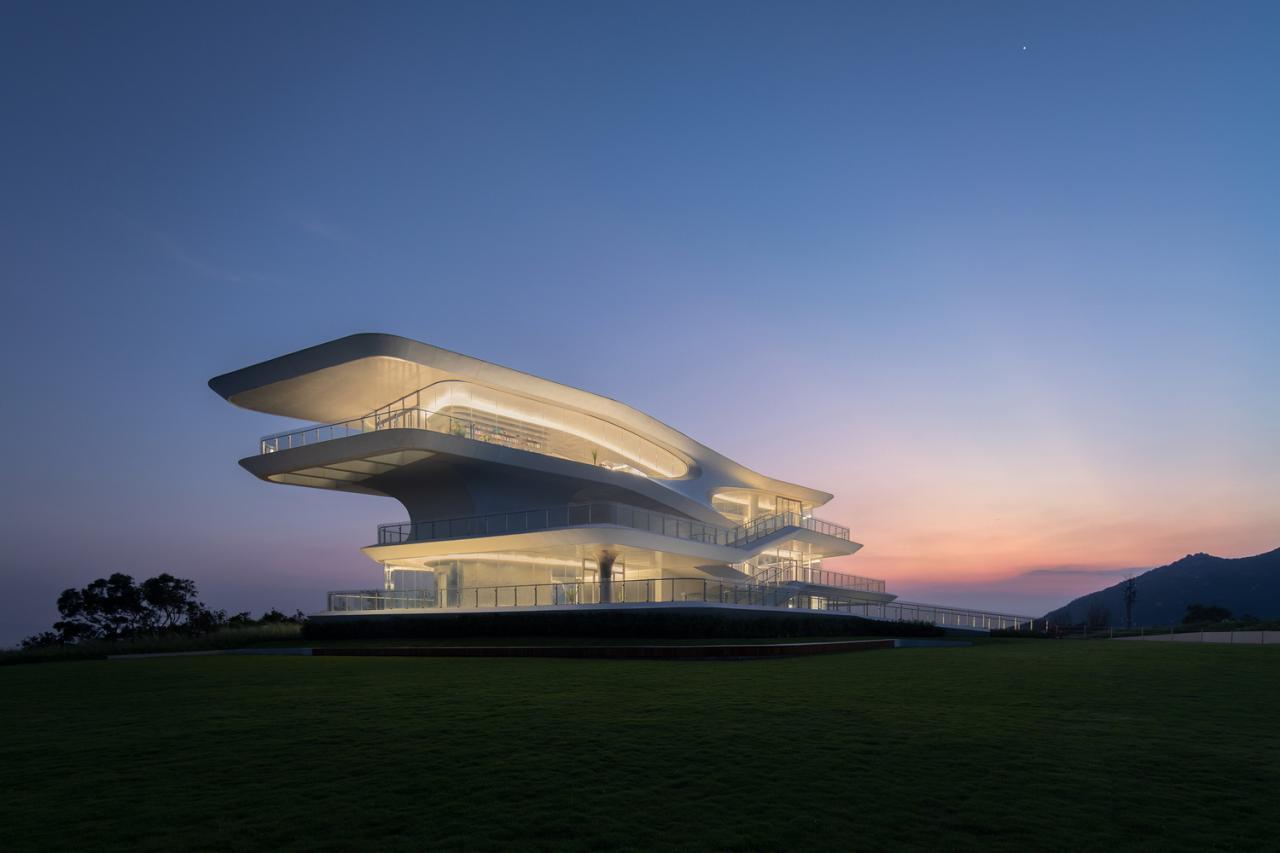 BIM建筑|孟凡浩深圳首作，山海新地标，盐田云海驿站 / line+建筑事务所