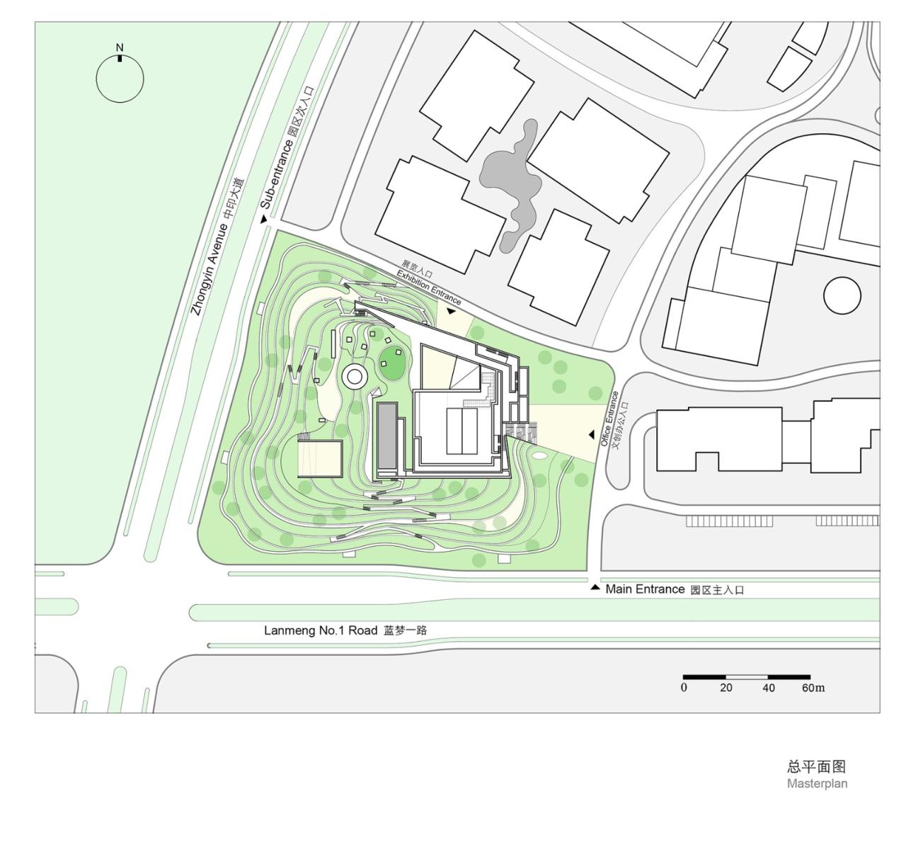 BIM建筑|海南生态智慧新城数字市政厅 / 清华大学建筑设计研究院 素朴建筑工作室