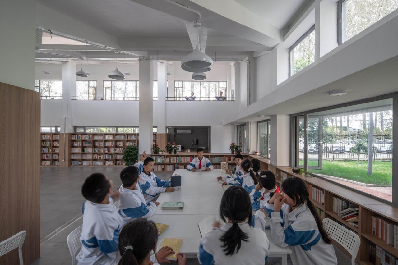 BIM建筑|陕西希望工程校园图书馆2.0 / 垣建筑