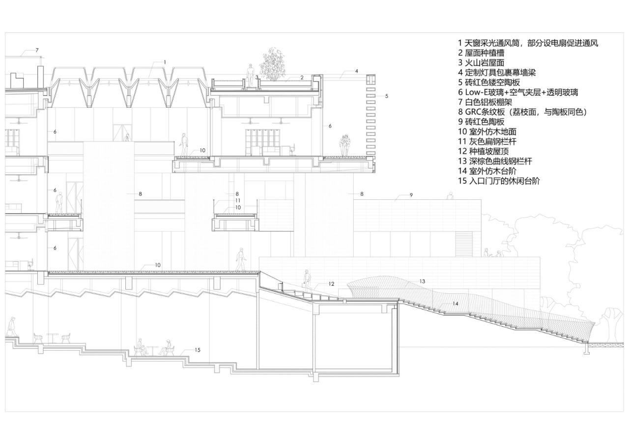 BIM建筑|海南生态智慧新城数字市政厅 / 清华大学建筑设计研究院 素朴建筑工作室