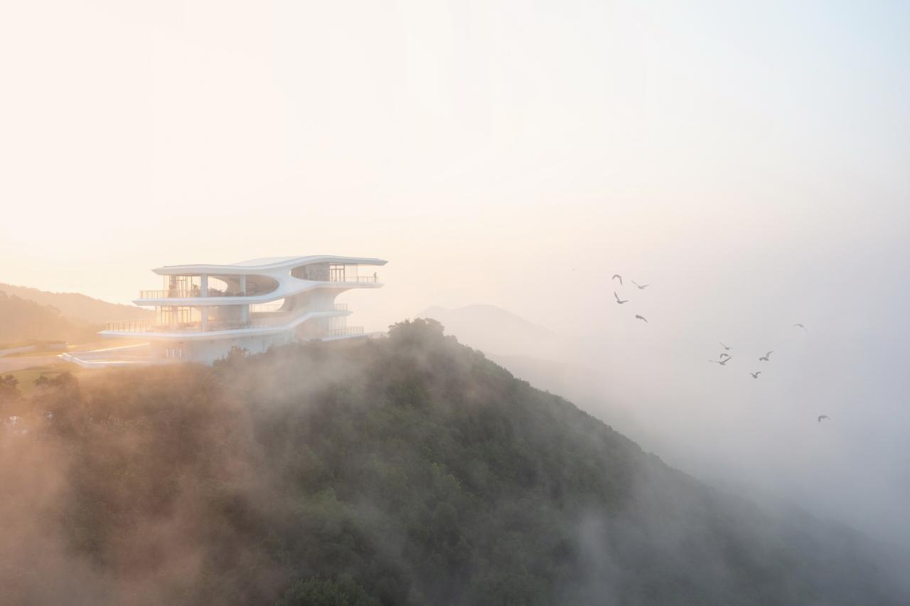 BIM建筑|孟凡浩深圳首作，山海新地标，盐田云海驿站 / line+建筑事务所