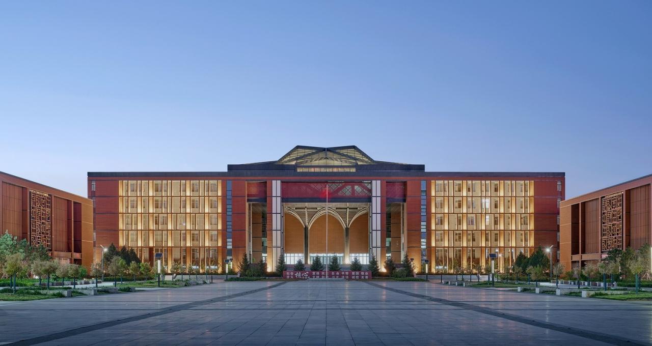 BIM建筑|神木中学项目 / 中科院建筑设计研究院有限公司