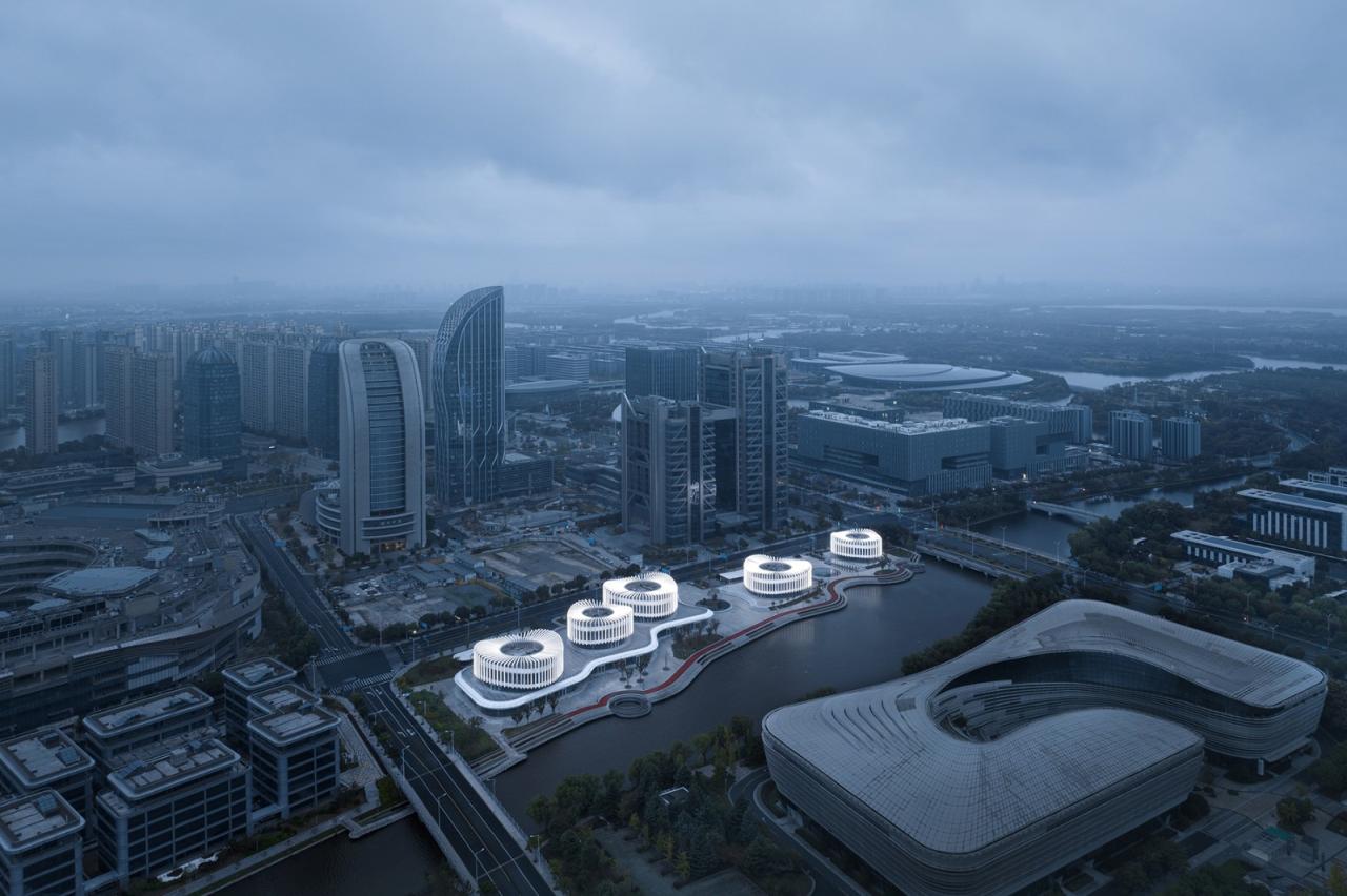 BIM建筑|兰花阁：九流渡滨河艺术街区 / UUA建筑师事务所