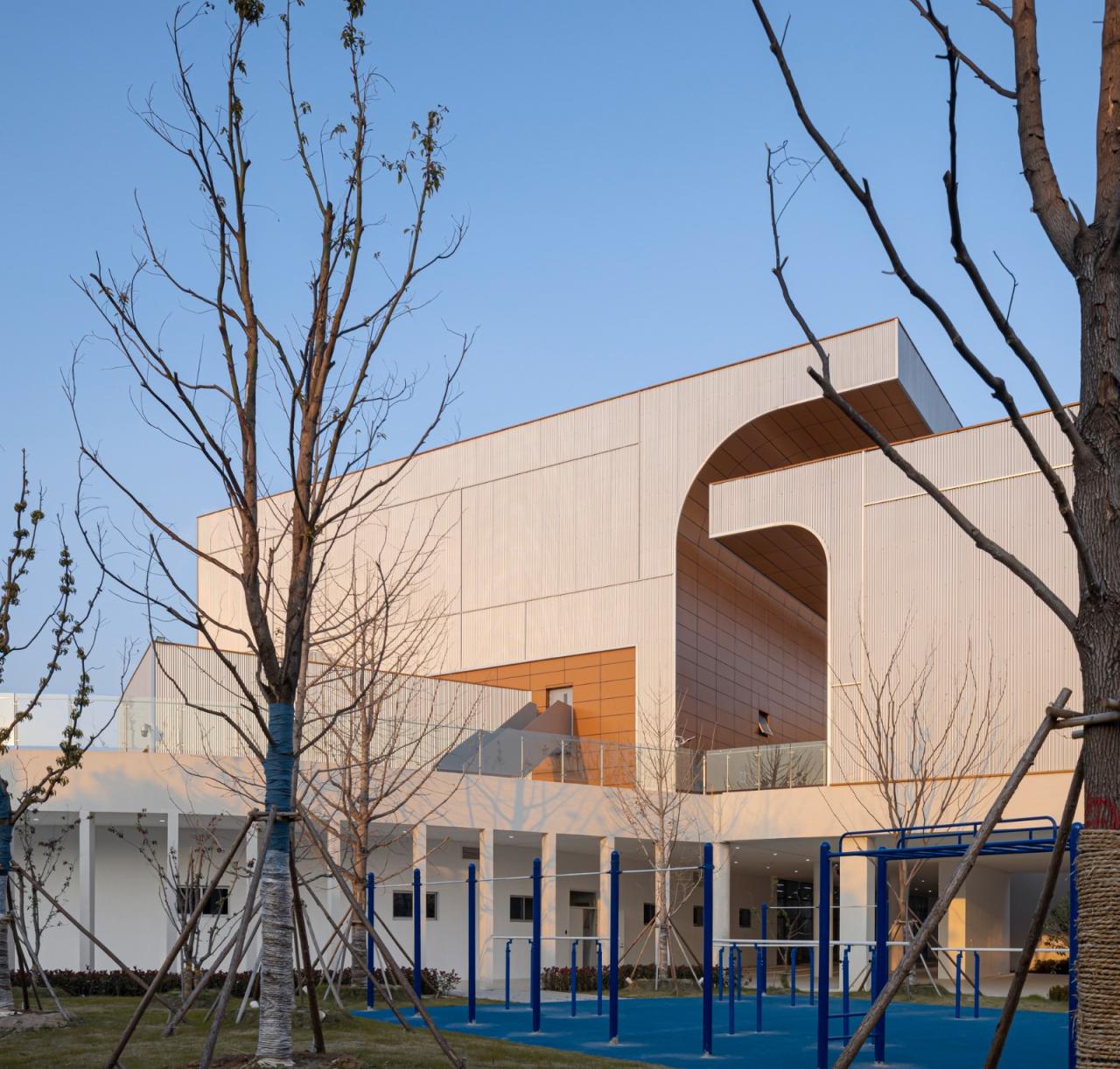 BIM建筑|南通市能达中学 / 九城都市建筑