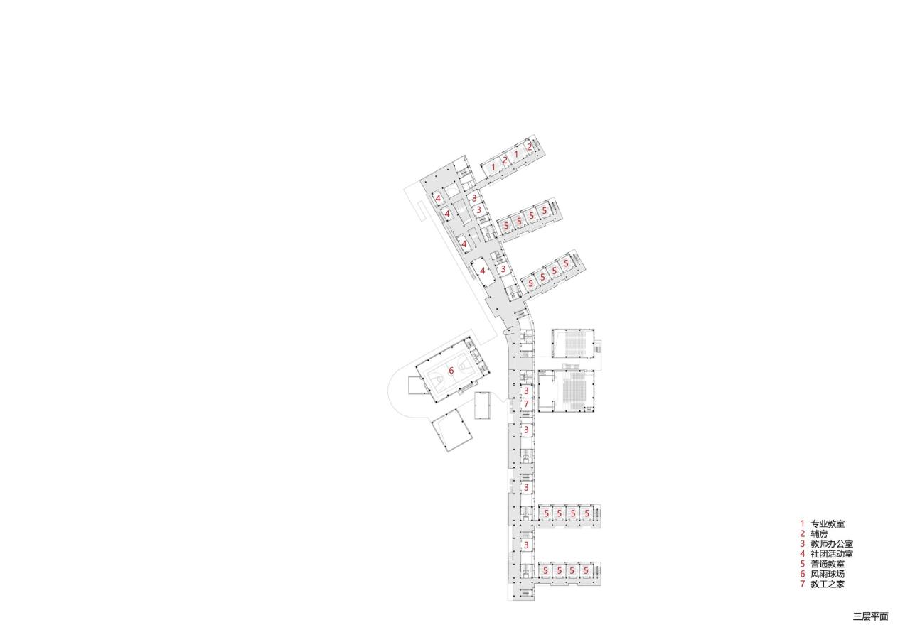 BIM建筑|南通市能达中学 / 九城都市建筑