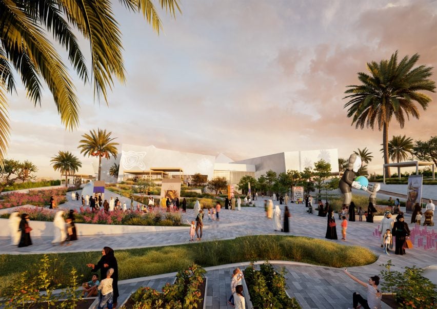 BIM建筑|UNStudio设计卡塔尔块状儿童博物馆