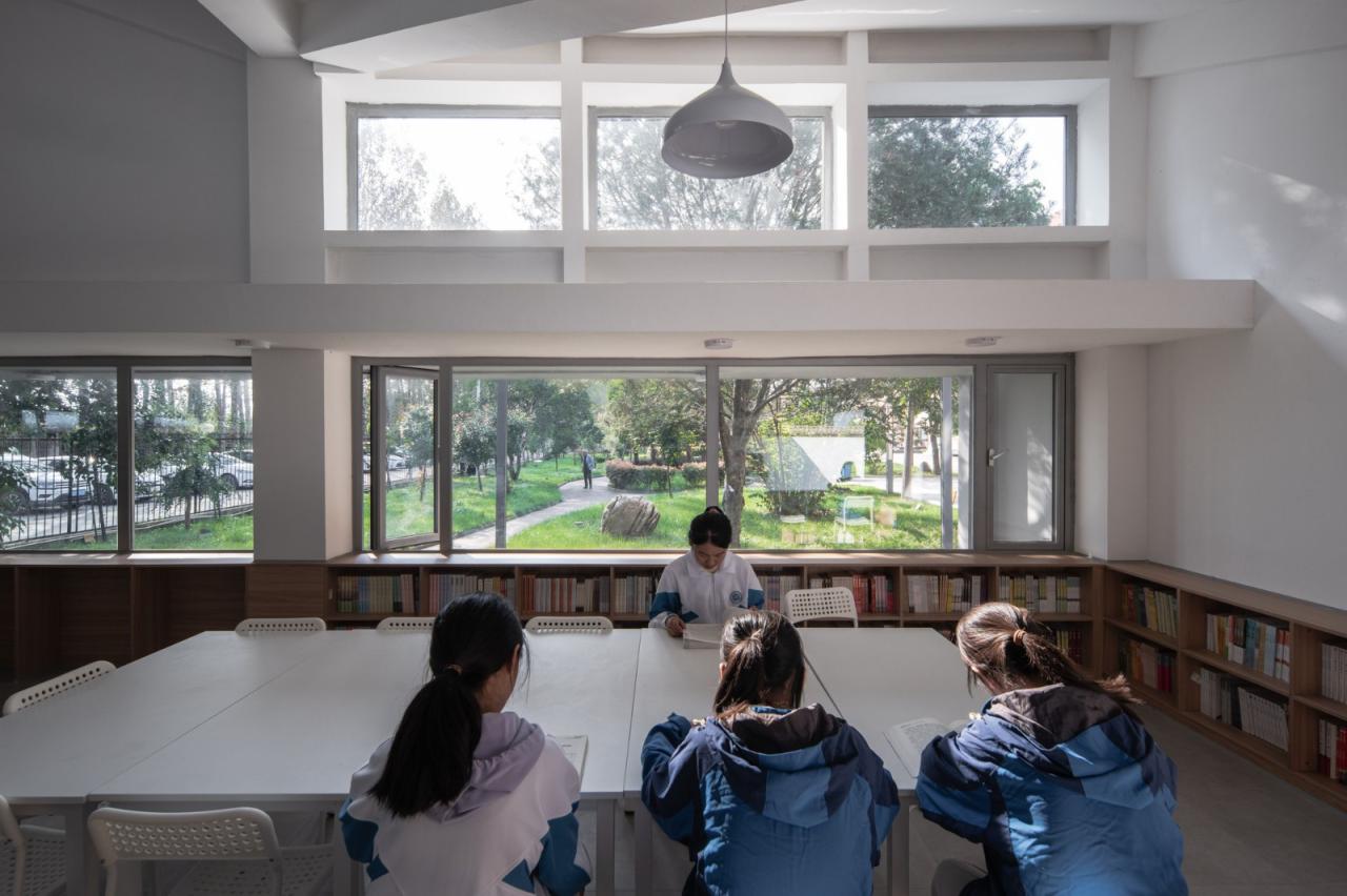 BIM建筑|陕西希望工程校园图书馆2.0 / 垣建筑