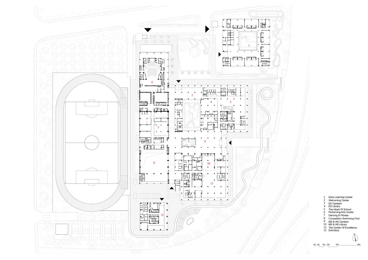 BIM建筑|苏州荟同学校 / Perkins Eastman