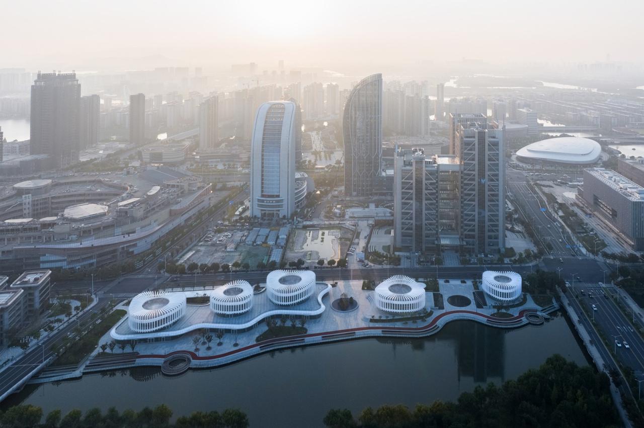 BIM建筑|兰花阁：九流渡滨河艺术街区 / UUA建筑师事务所