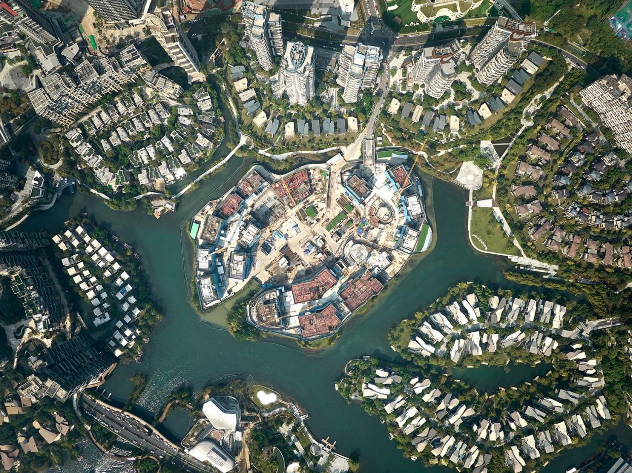 BIM建筑|成都麓湖黑石岛：垂直五连墅 / 孟凡浩-line+建筑事务所