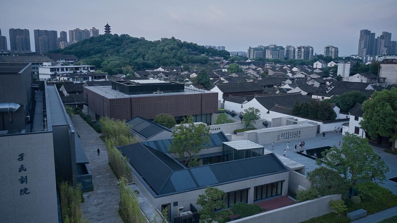 BIM建筑|蔡元培广场及孑民图书馆 / 浙江大学建筑设计研究院