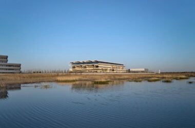 BIM建筑|中国民航大学宁河校区图书馆 / 同济原作工作室-BIM建筑网