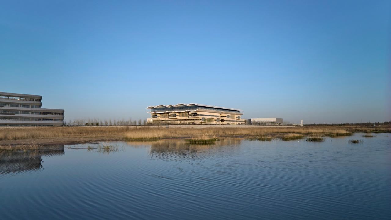 BIM建筑|中国民航大学宁河校区图书馆 / 同济原作工作室