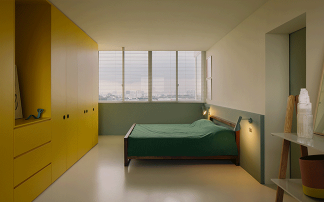 BIM建筑|灵动色彩之家：位于新加坡的粗野派公寓改造 / SPARK