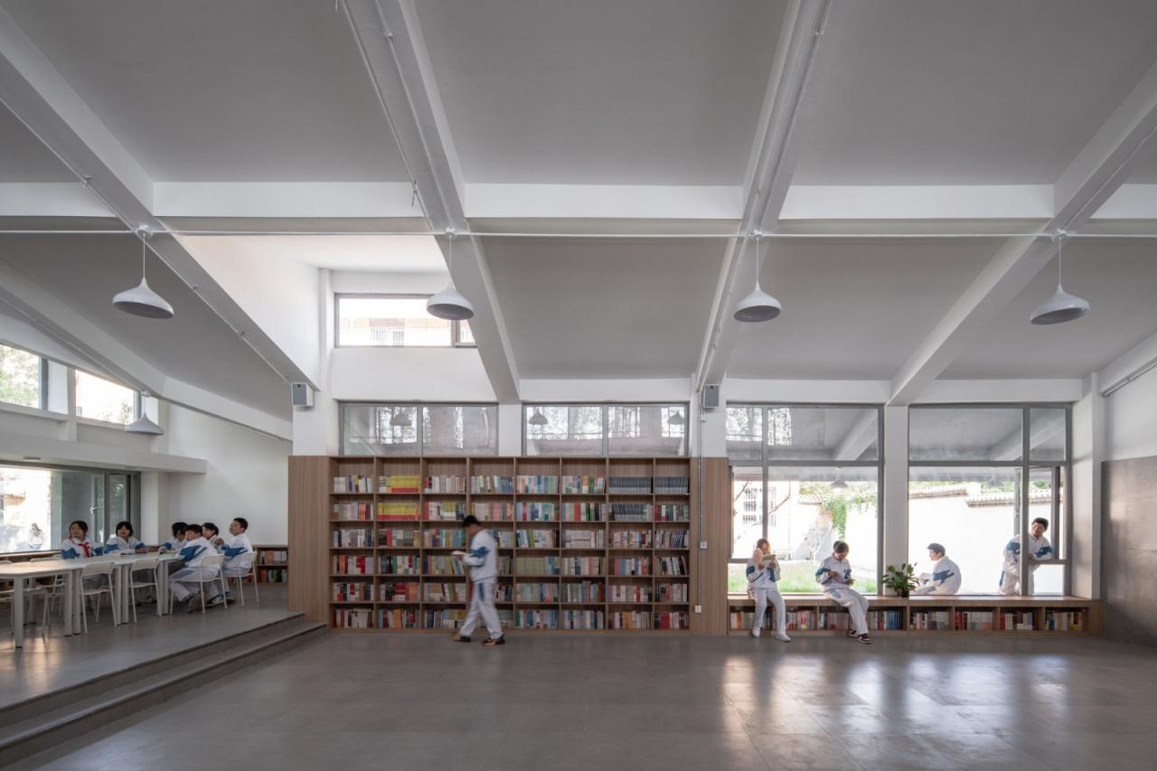 BIM建筑|陕西希望工程校园图书馆2.0 / 垣建筑