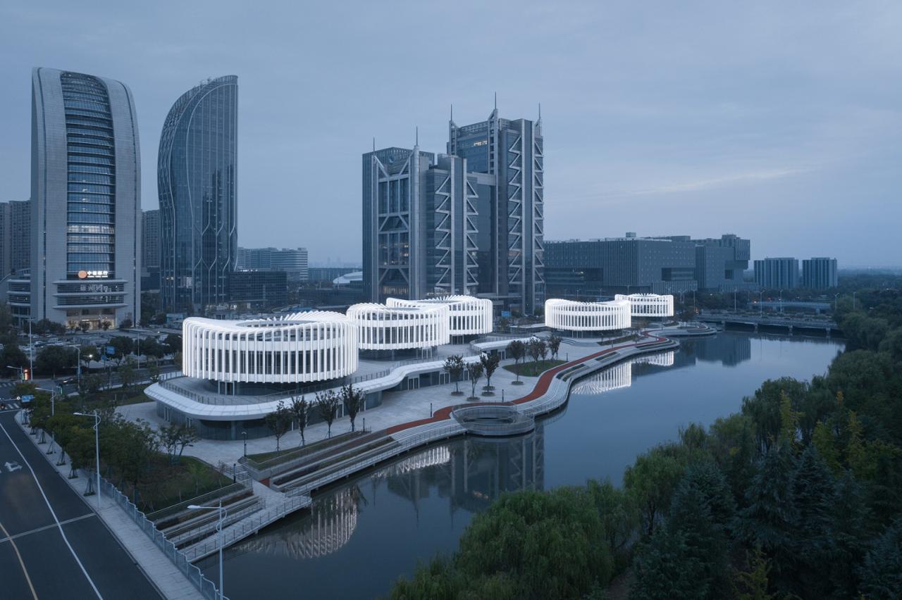 BIM建筑|兰花阁：九流渡滨河艺术街区 / UUA建筑师事务所