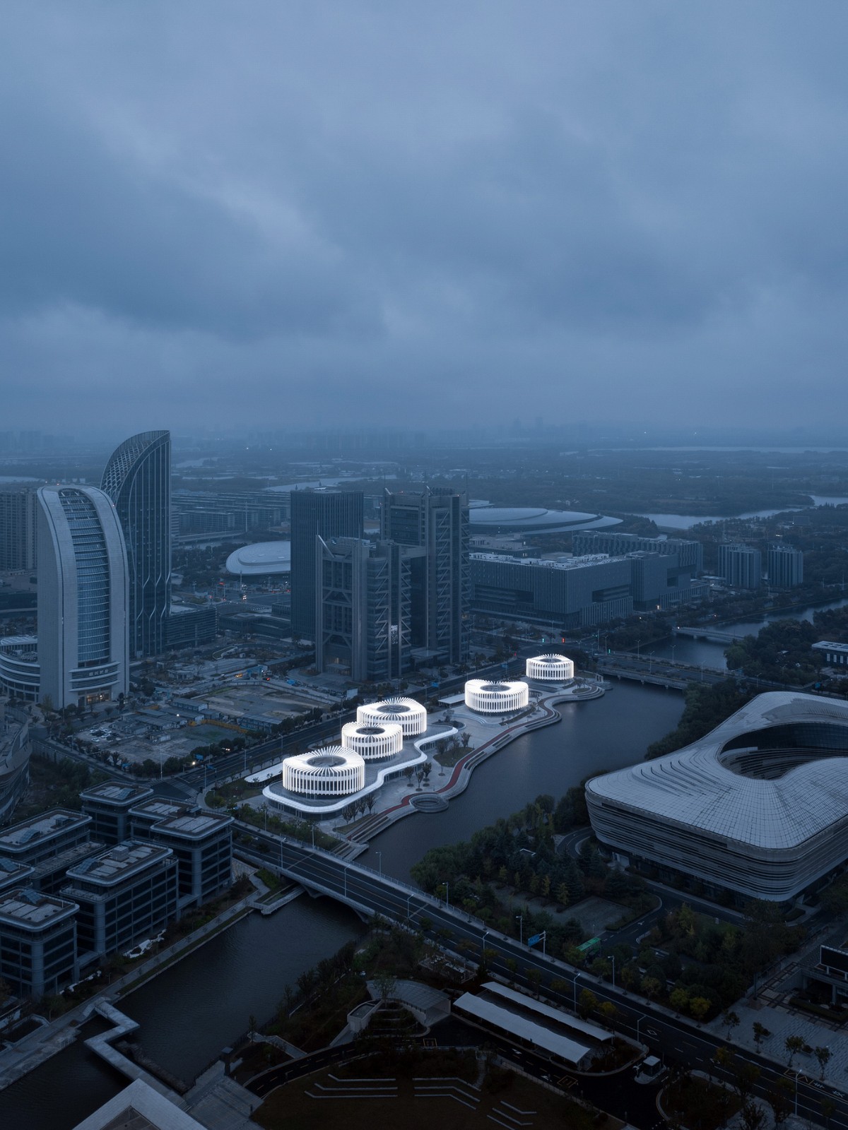 BIM建筑|兰花阁：九流渡滨河艺术街区 / UUA建筑师事务所